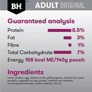 Black Hawk Original Adult Lamb & Vegetables 140g