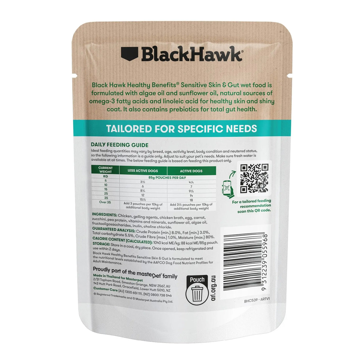 Black Hawk Healthy Sensitive Skin & Gut 85g