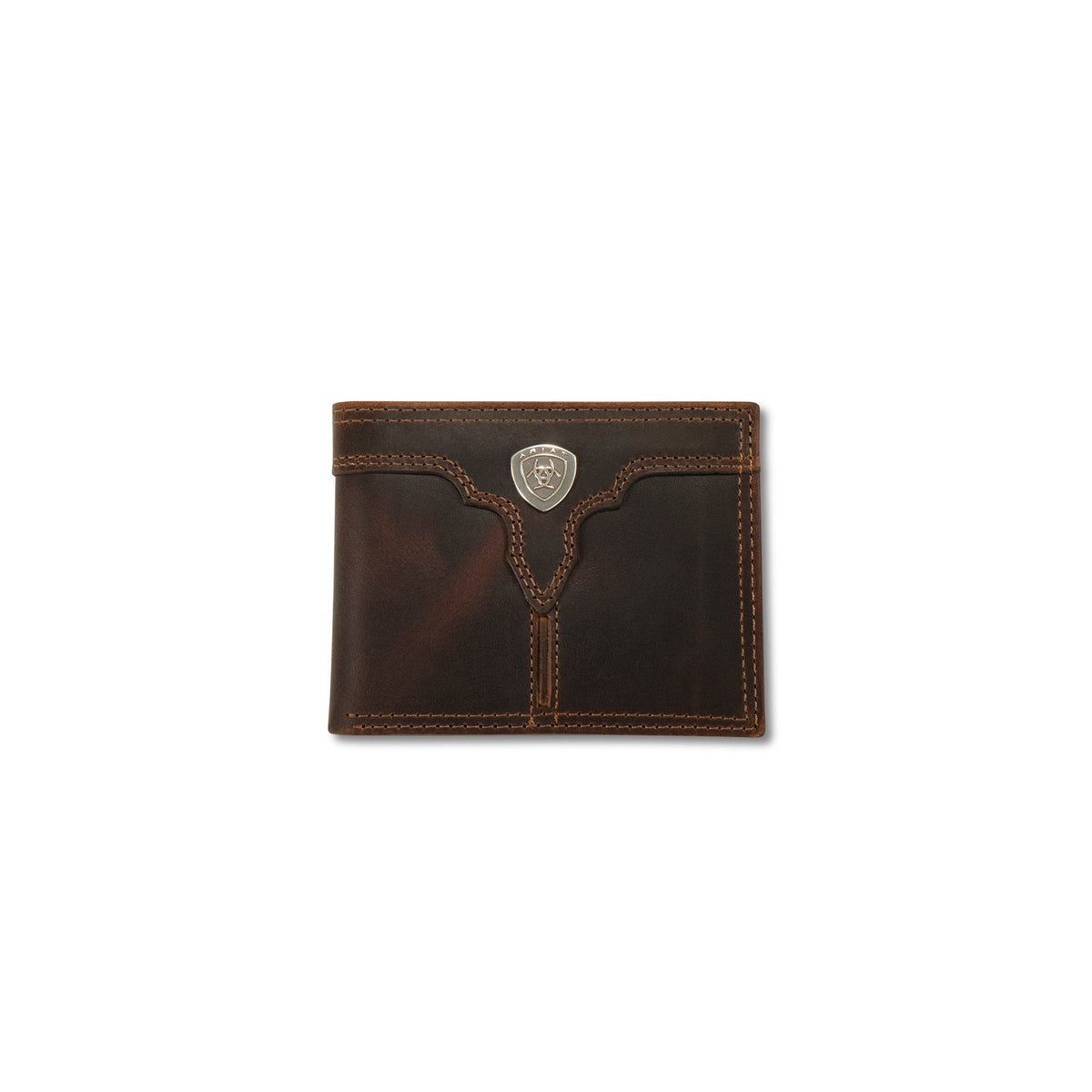 Ariat Mens Contrast Stitch Shield Bifold Wallet