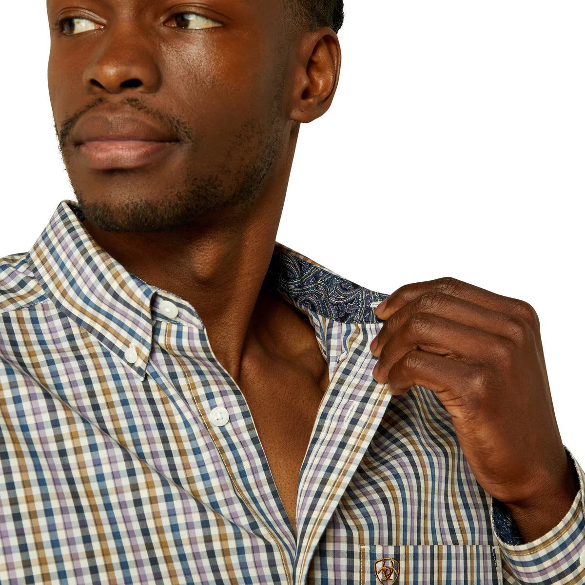 Ariat Mens Wrinkle Free Dusty LS Shirt