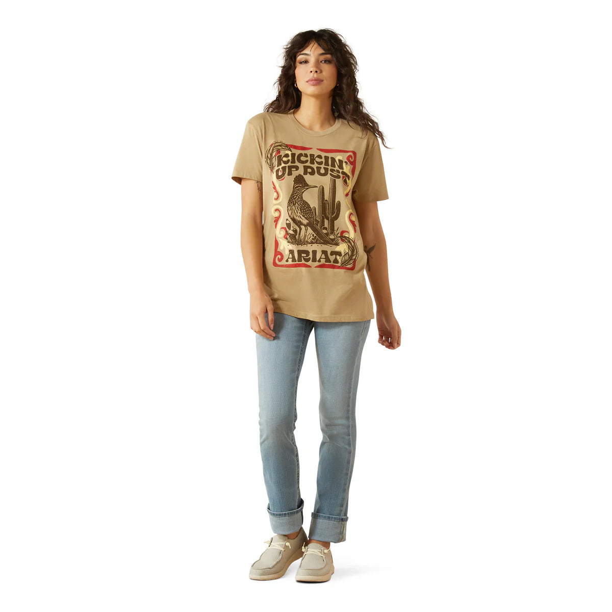 Ariat Womens Kickin Up Dust Short Sleeve Tee