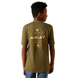 Ariat Mens Roped Diamond Short Sleeve
