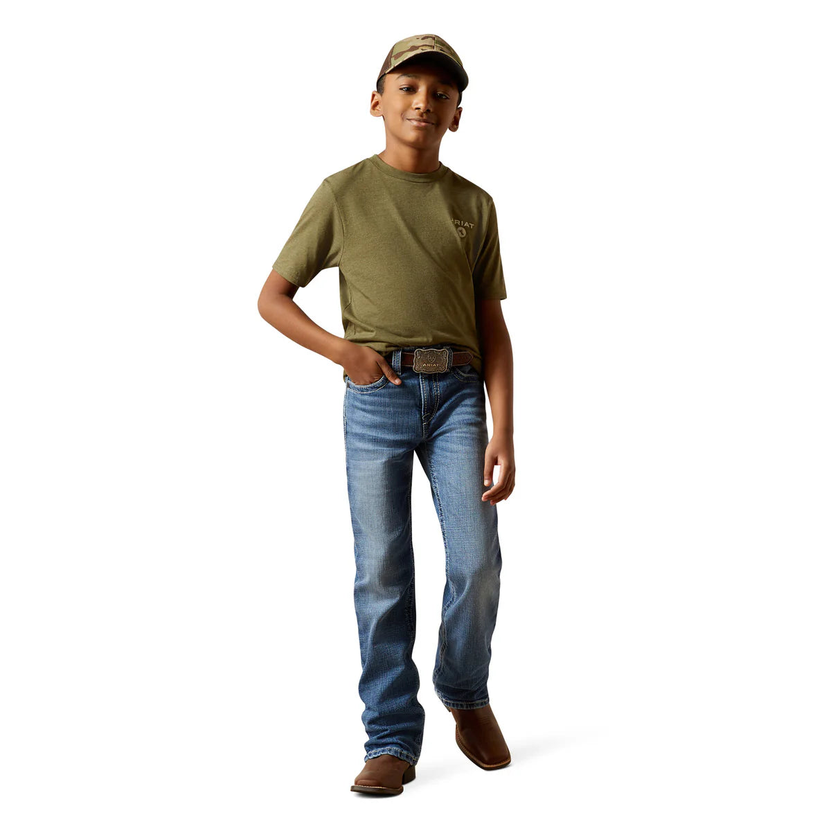 Ariat Mens Roped Diamond Short Sleeve
