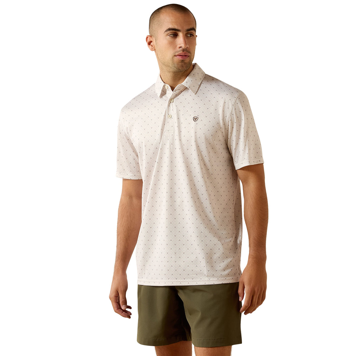 Ariat Mens All Over Print Polo