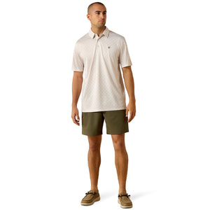 Ariat Mens All Over Print Polo