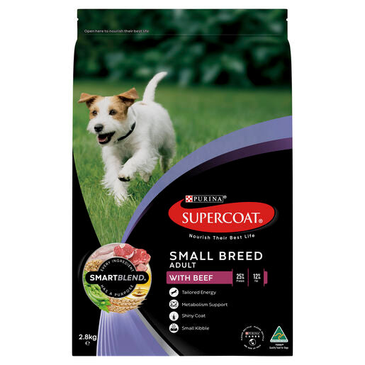 Supercoat Small Breed Beef Dry Dog Food