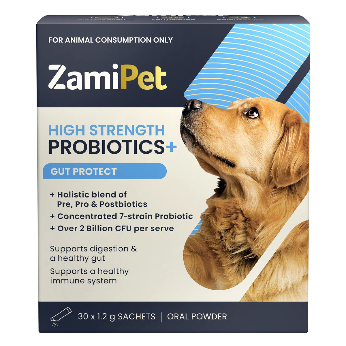 ZamiPet High Strength Probiotics Gut Protect 30x1.2g