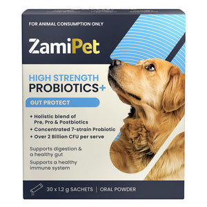 ZamiPet High Strength Probiotics Gut Protect 30x1.2g