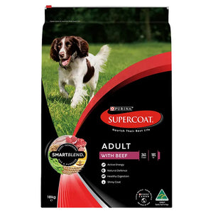 Supercoat Adult Beef Dry Dog Food