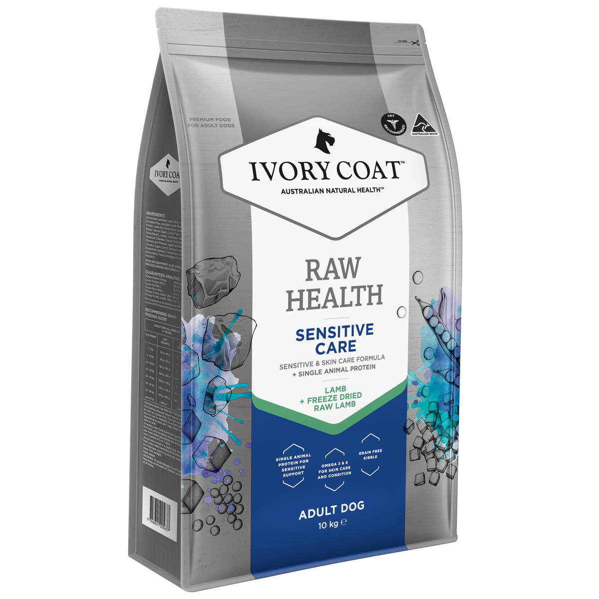Ivory Coat Raw Health Dog Sensitive Care