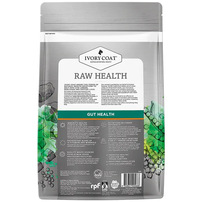 Ivory Coat Raw Health Dog Gut Health