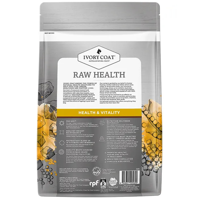 Ivory Coat Raw Health Dog Health & Vitality