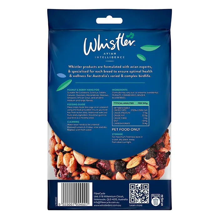 Whistler Parrot & Wildbird Pod Berries