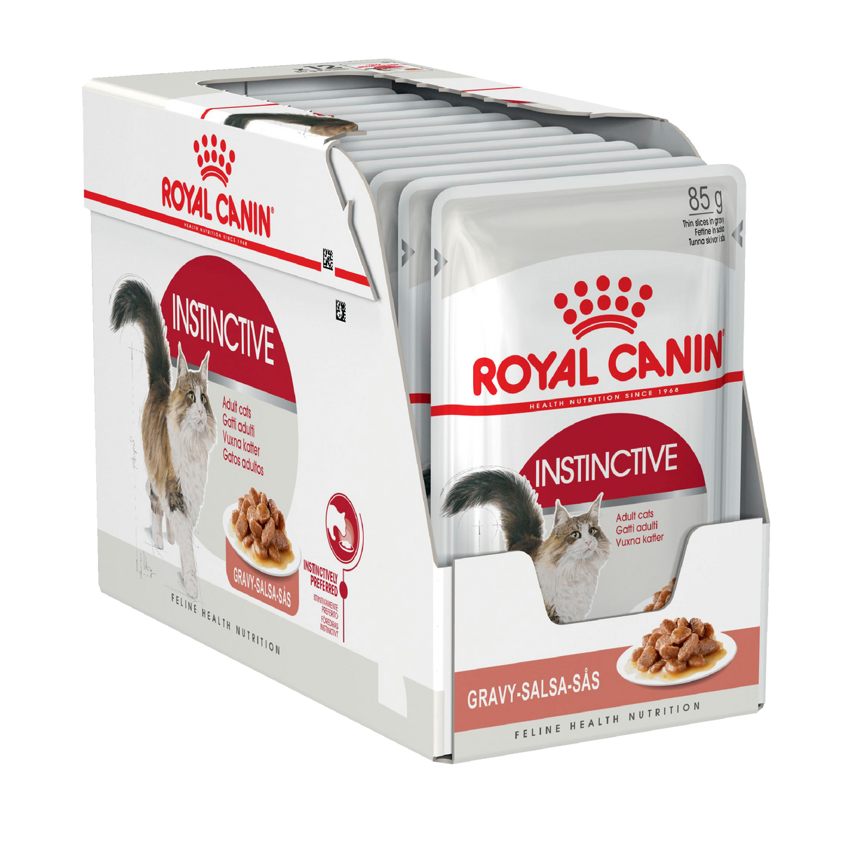 Royal Canin Cat Adult Instinct Gravy wet cat food – front of pack