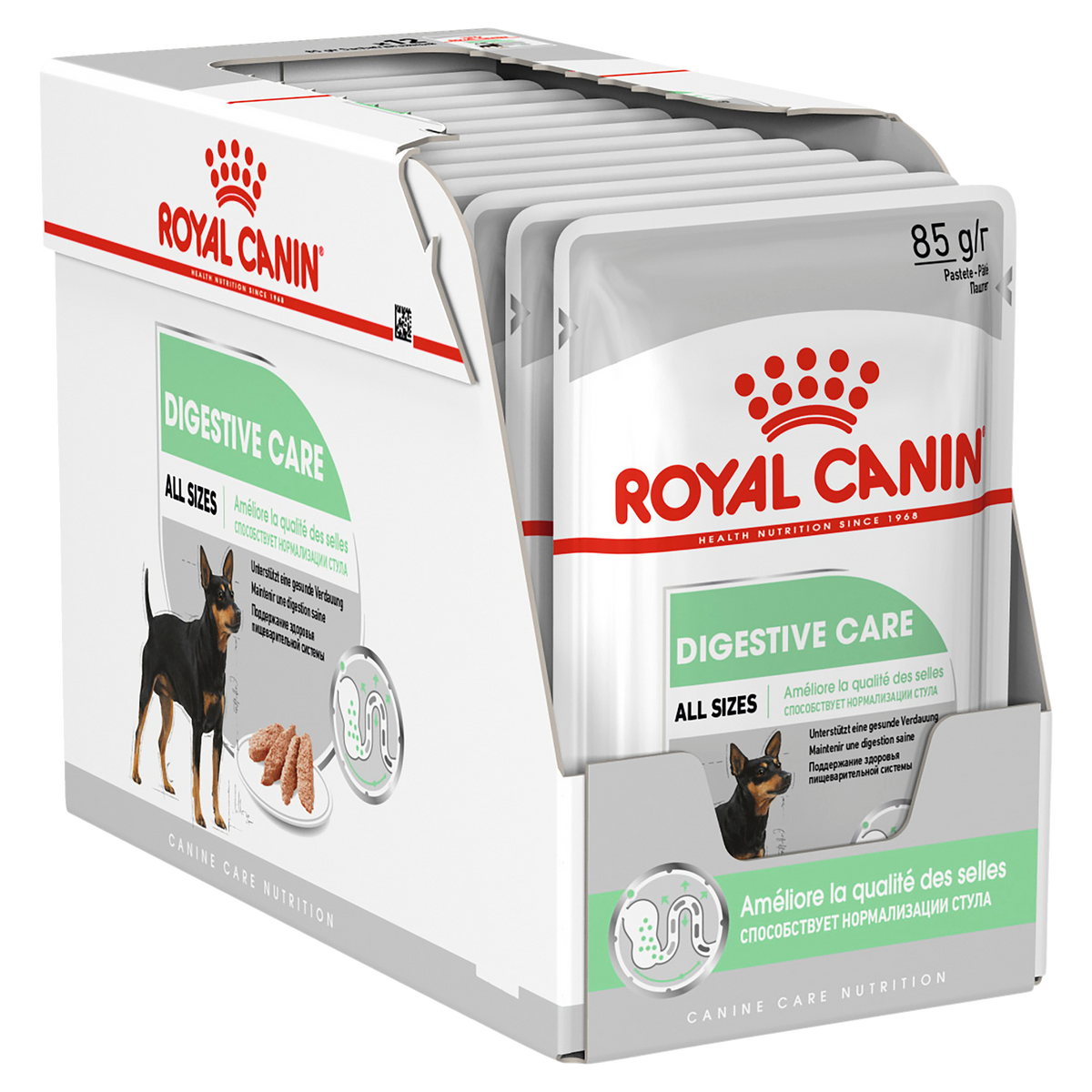 Royal Canin Digestive Care wet dog food – front of pack