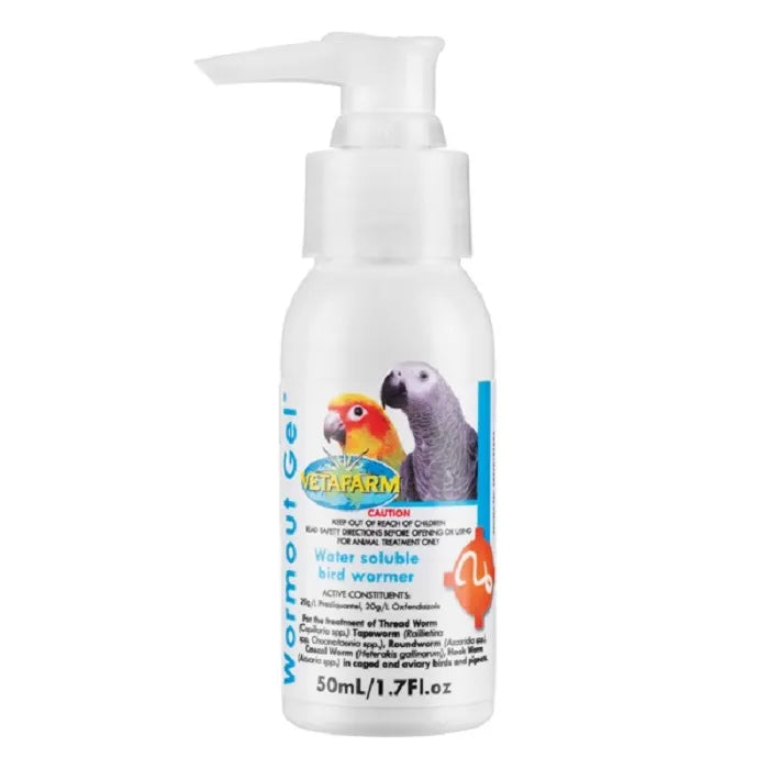 Vetafarm Wormout Gel Bird Wormer