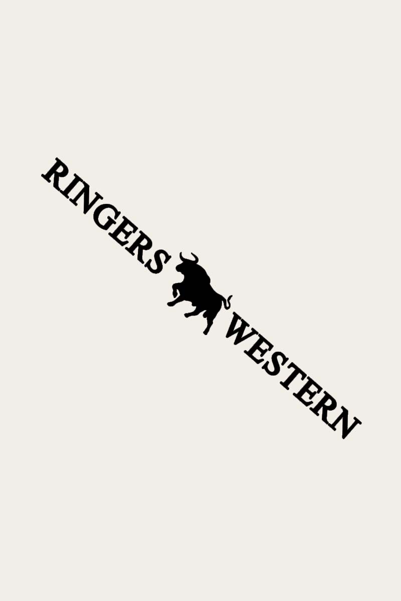 Ringers Western Small Black Sticker