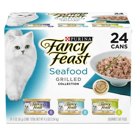 Fancy Feast Variety Seafood Collection Wet Cat Food