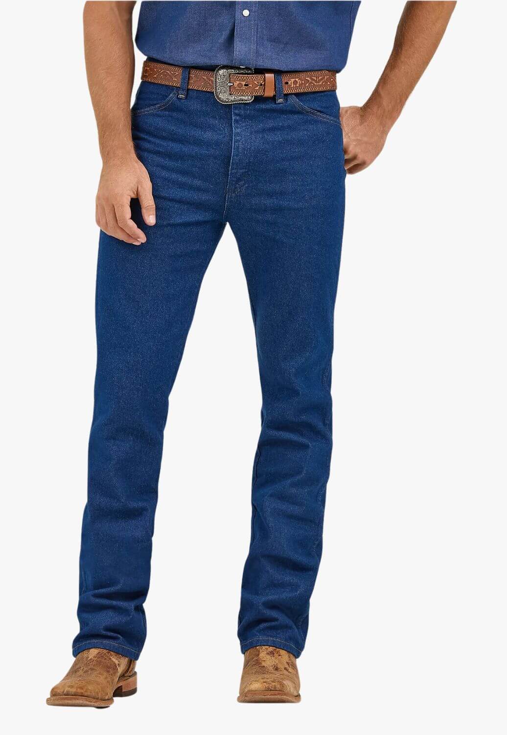 Wrangler Mens Cowboy Cut Slim Fit Jeans
