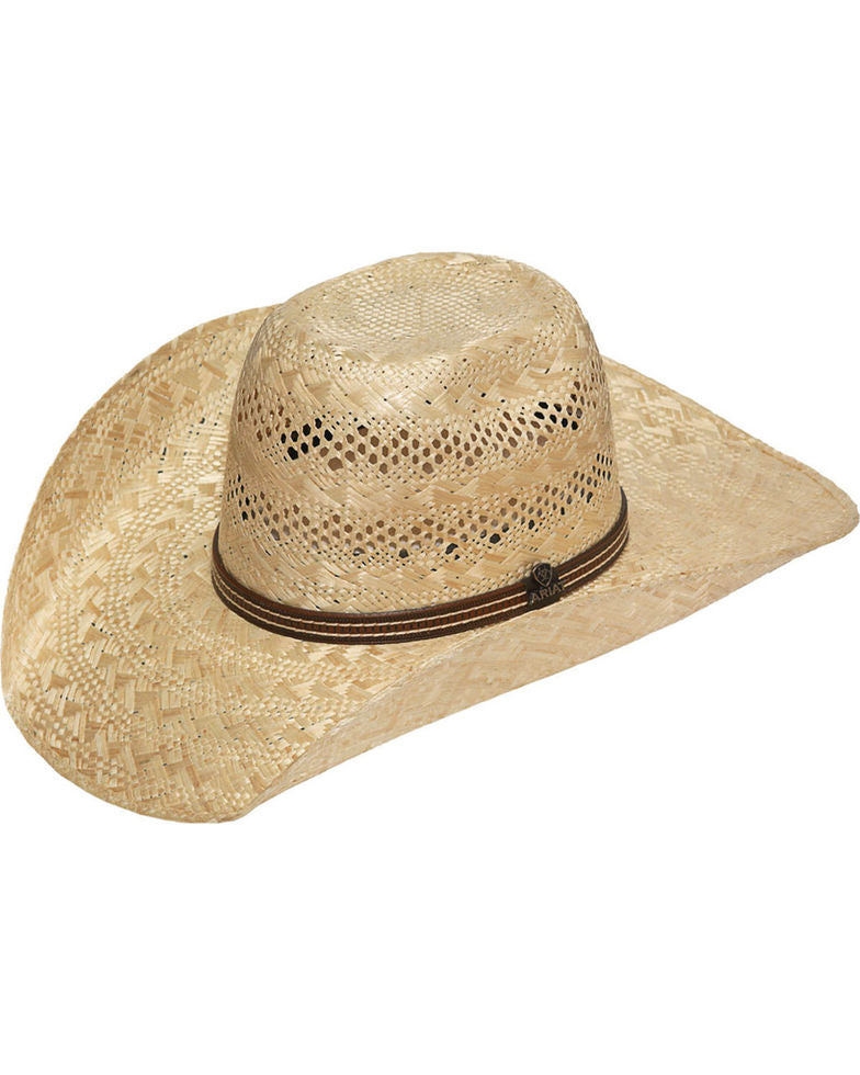 Ariat Sisal 10X Punchy Straw Cowboy Hat