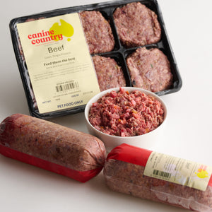 Canine Country Beef BARF Portion Pack