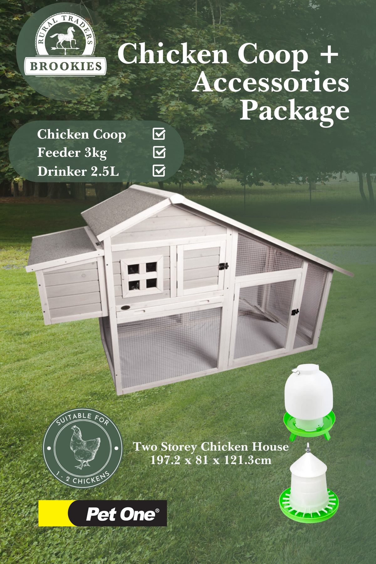 Ekka Chicken Coop Package A