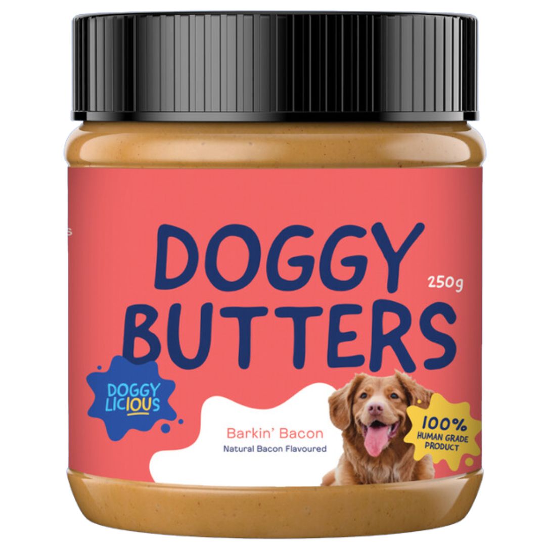 Doggylicious Doggy Butters Barkin Bacon 250g