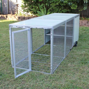 Farm and Yard Mobile Chicken Coop - 3 Panel