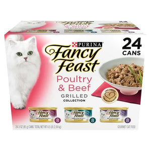 Fancy Feast Variety Grilled Poultry and Beef Collection Wet Cat Food