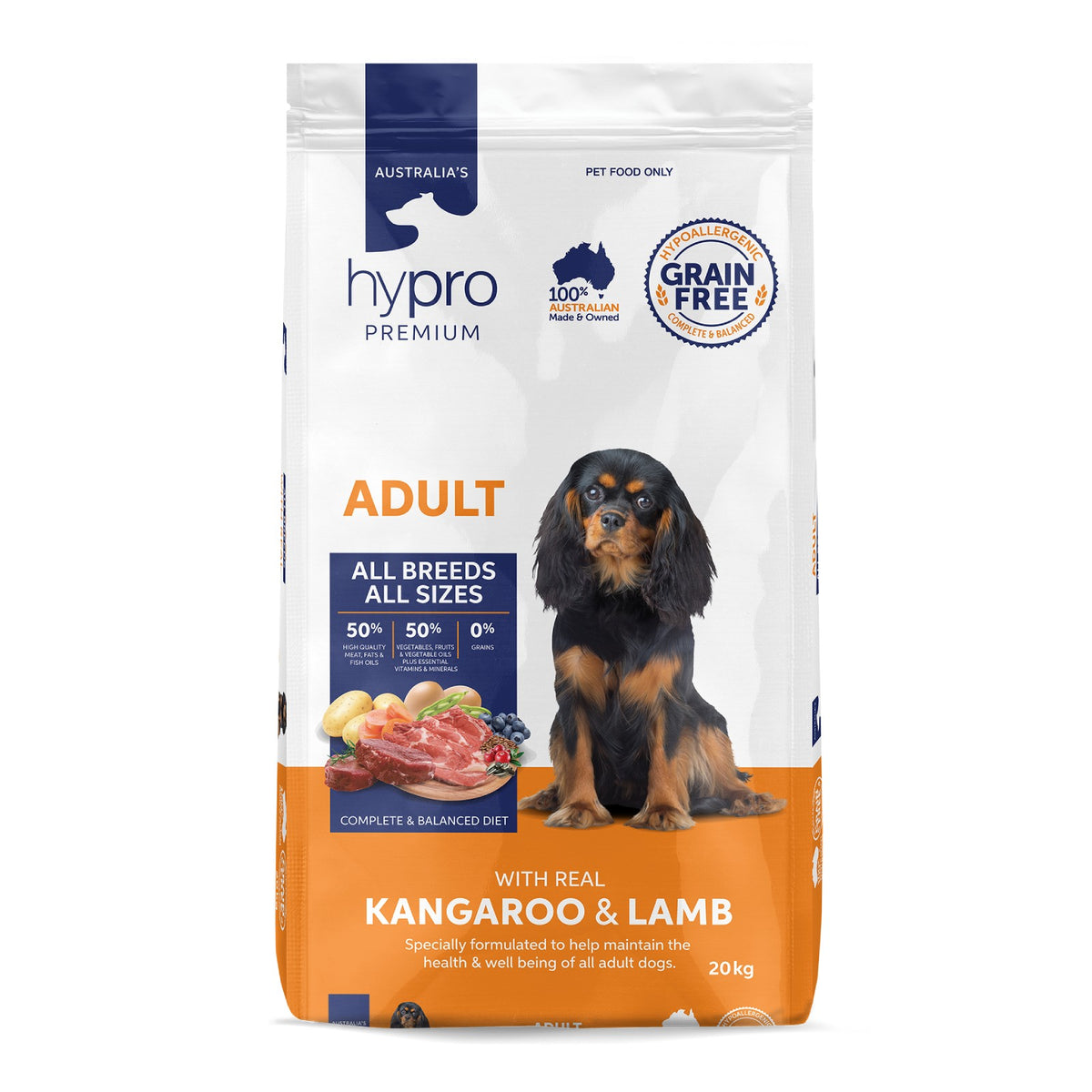 Hypro Grain Free Roo and Lamb Dry Dog Food