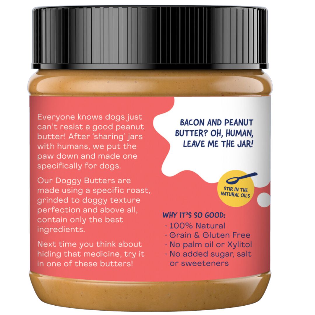 Doggylicious Doggy Butters Barkin Bacon 250g