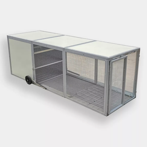 Farm and Yard Mobile Chicken Coop - 3 Panel