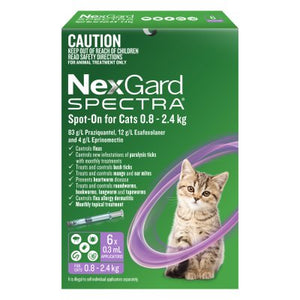 Nexgard Spectra Spot On for Cats Small 0.8-2.4kg