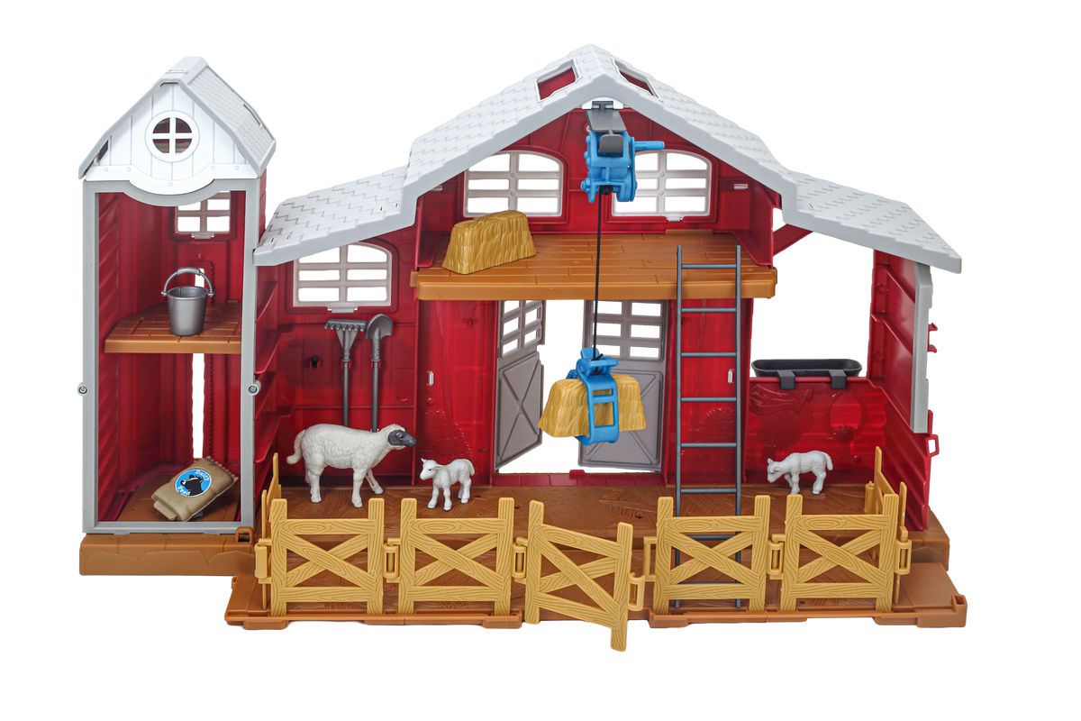 Big Country Toys 38pc Dairy Barn Playset