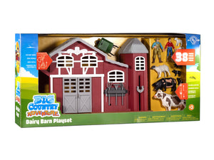 Big Country Toys 38pc Dairy Barn Playset