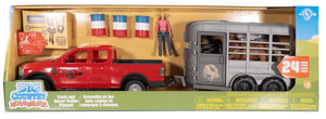 Big Country Toys Truck and Horse Trailer Playset