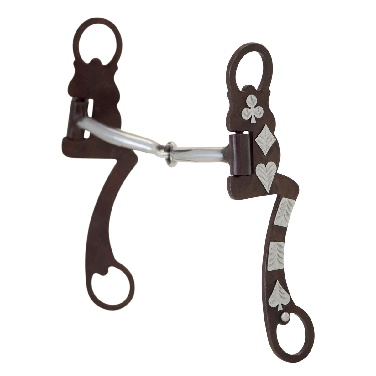 Cowboy Tack Tombstone Gambler Snaffle Bit