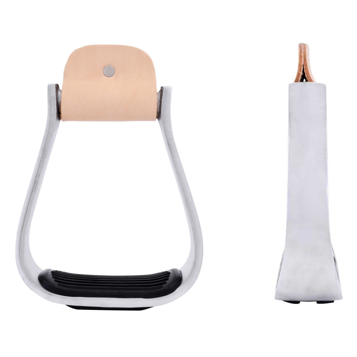 Cowboy Tack Aluminium Bell Stirrups