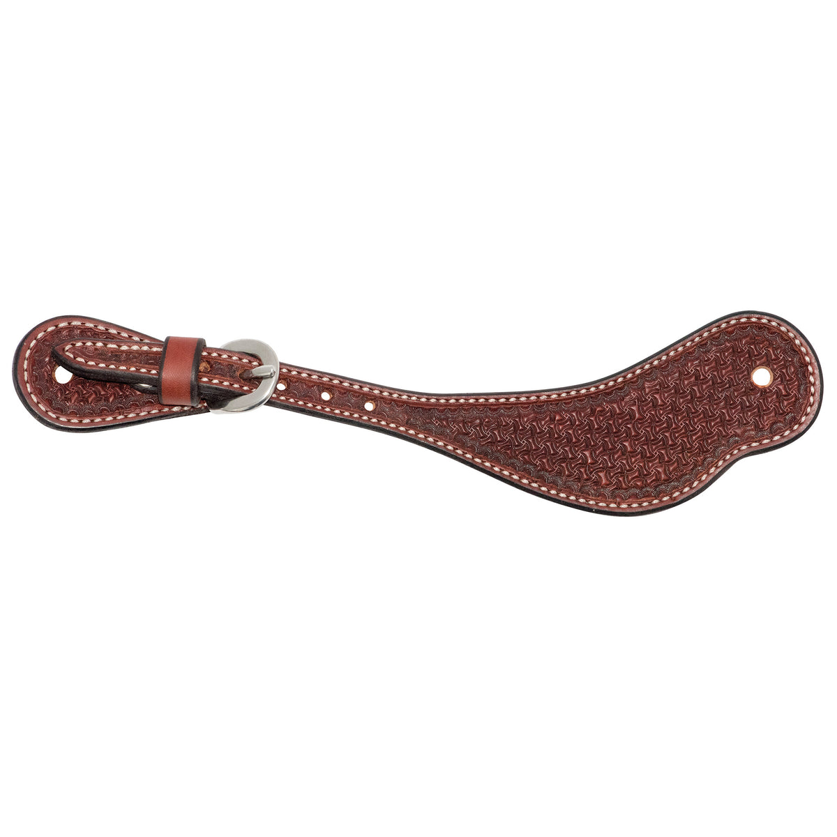 Cowboy Tack Rosewood Spider Stamp Mens Spur Straps