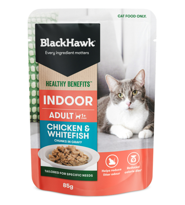 Black Hawk Healthy Benefits Indoor Wet Cat Food