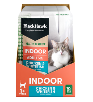 Black Hawk Healthy Benefits Indoor Wet Cat Food