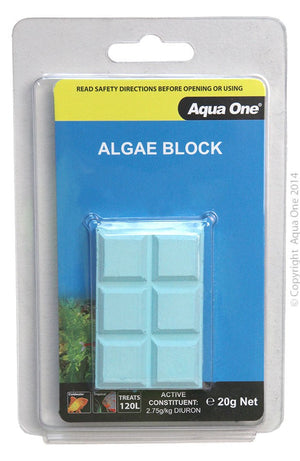 Aqua One Algae Block 20g Aquarium Algae Control