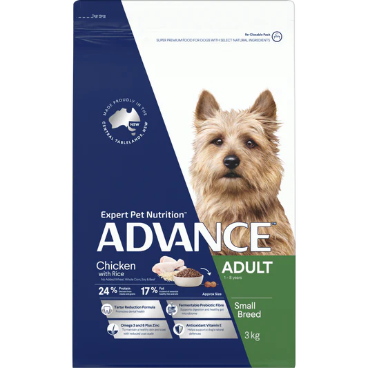 Advance Dog Adult Small Breed Chicken with Rice Dry Dog Food