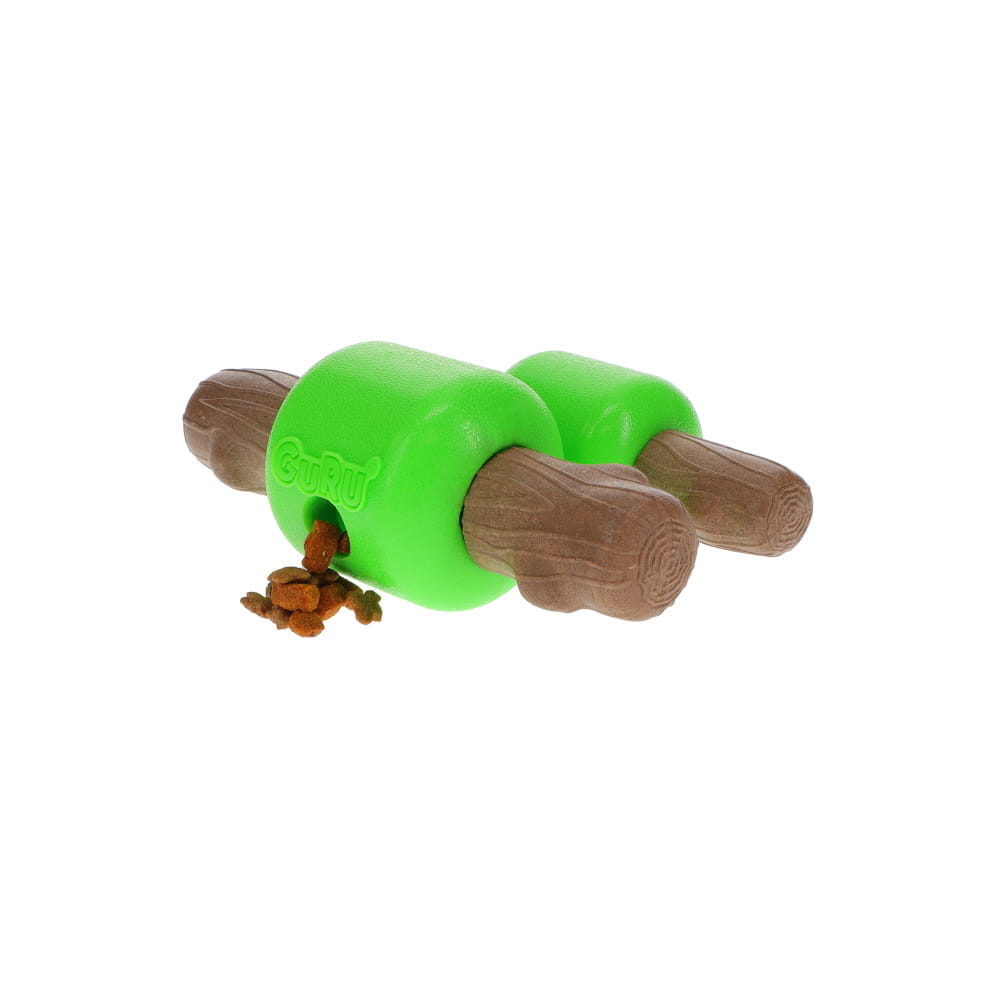 Guru Spin and Treat Stick Bacon Dog Toy