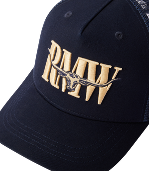 R.M.Williams RMW Steers Head Trucker Cap