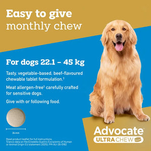 Advocate Ultra Chew Xlarge 22-45Kg Blue