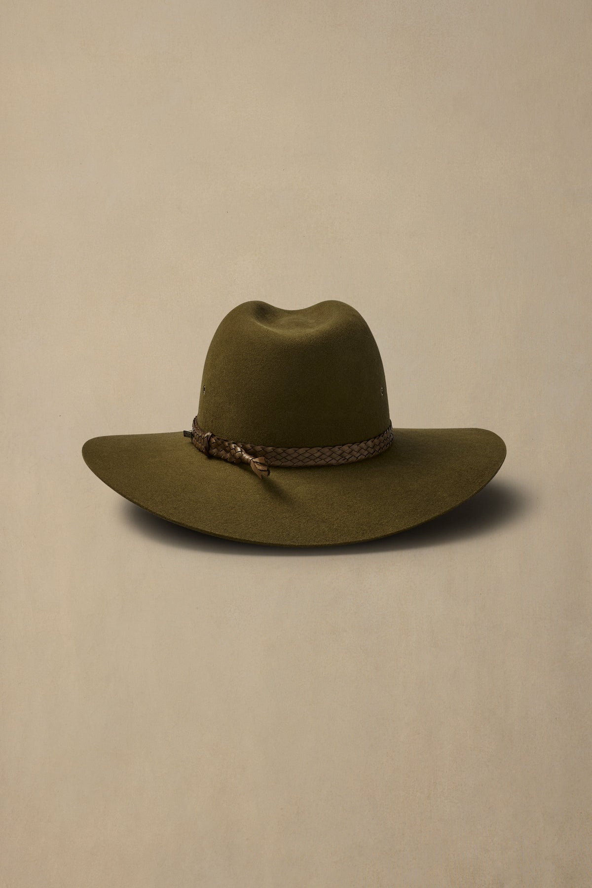 Akubra Riverina Khaki Fur Felt Hat