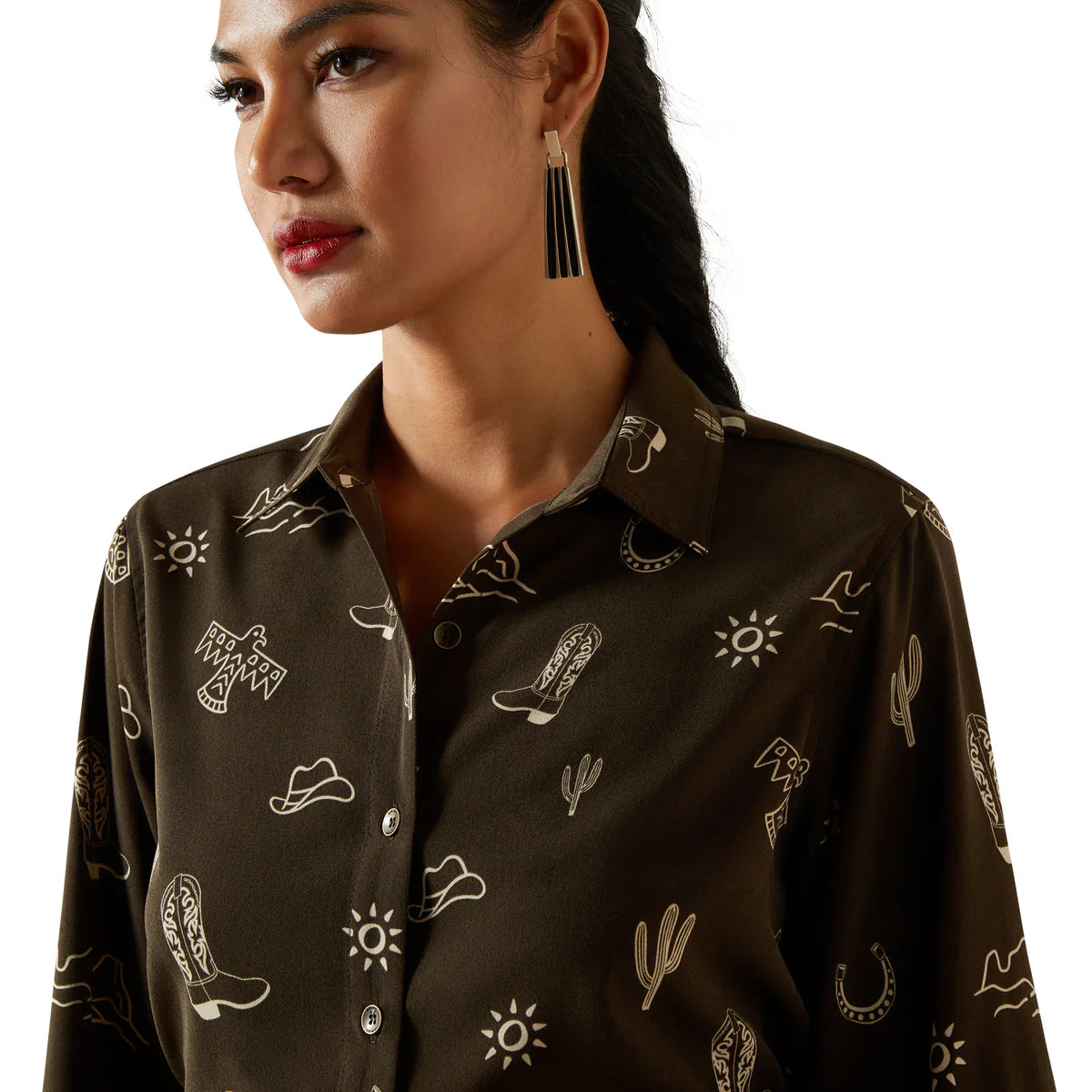 Ariat Womens Homestyle Long Sleeve Shirt