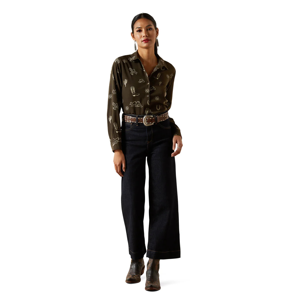 Ariat Womens Homestyle Long Sleeve Shirt