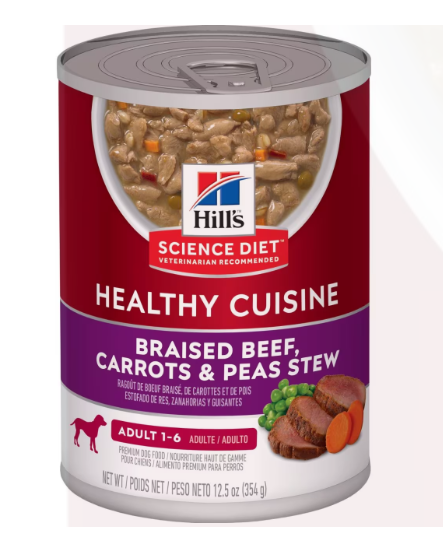 Hills Science Diet Adult Healthy Cuisine Beef Stew Wet Dog Food